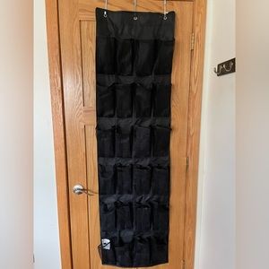 NEW Amazon Basics Over the Door Organizer 24  Black